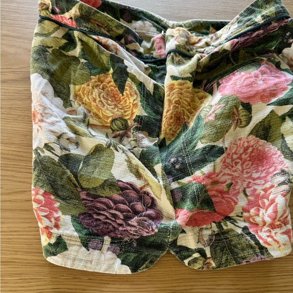 Anthropologie high-waist floral shorts - Picture 12 of 12